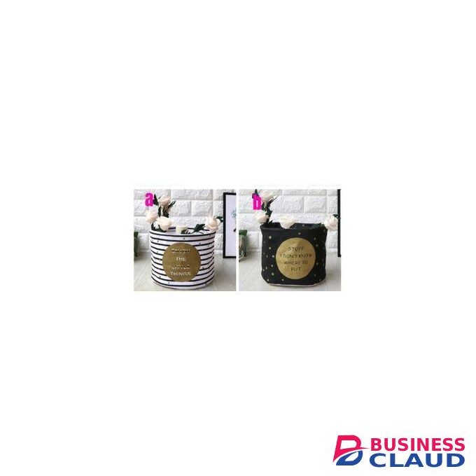 Decorative Round Books/Toys/Laundry Basket Organizer