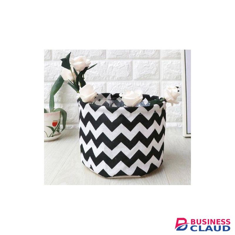 Decorative Round Books/Toys/Laundry Basket Organizer
