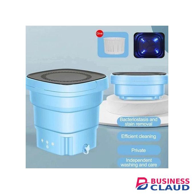Folding Washing Machine with Dryer Bucket for Clothes Socks