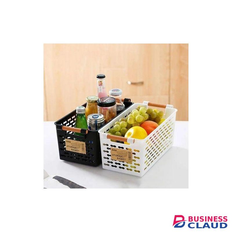 Multipurpose Pantry Storage Baskets Organizer-white