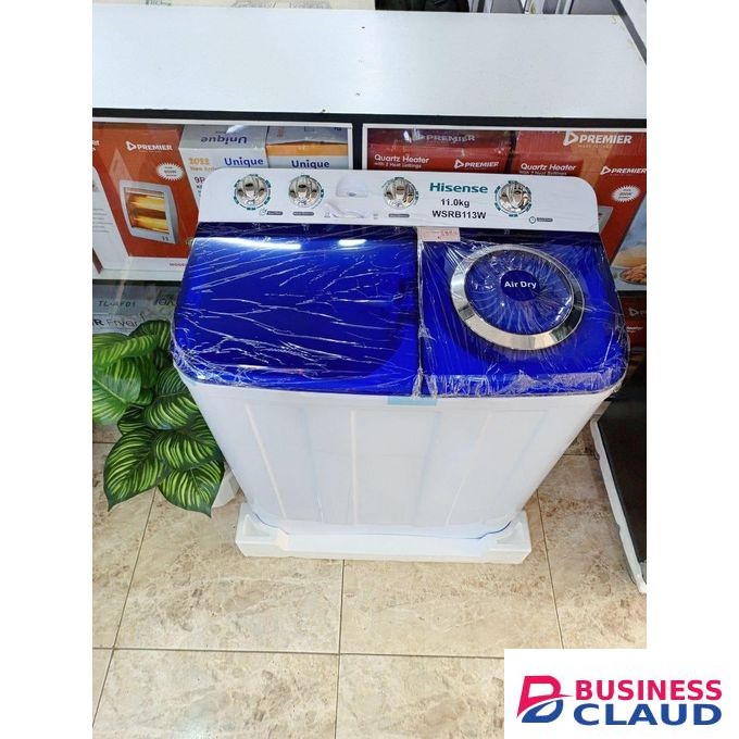 Hisense 8.5kg Twin Tub Top Load Semi-Automatic Washing Machine