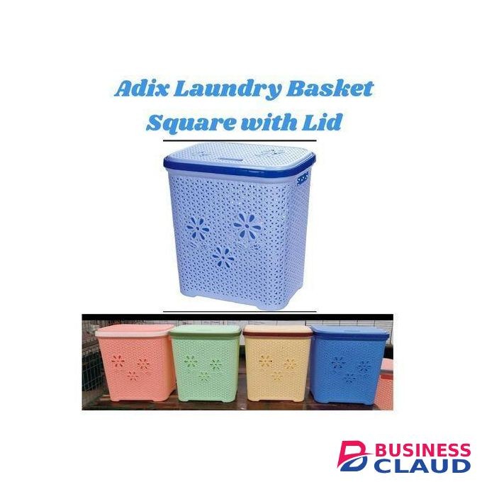 Adix Laundry Basket (Square) With A Lid