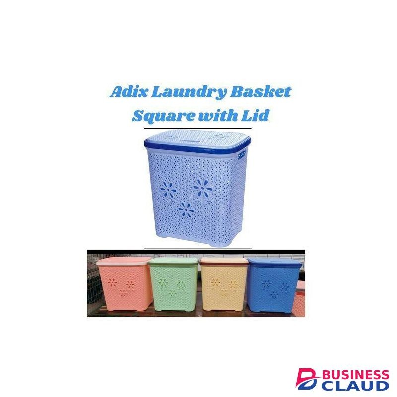 Adix Laundry Basket (Square) With A Lid
