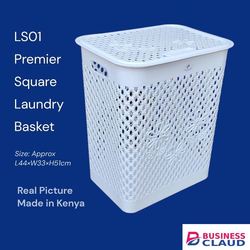 Square heavy duty big laundry basket