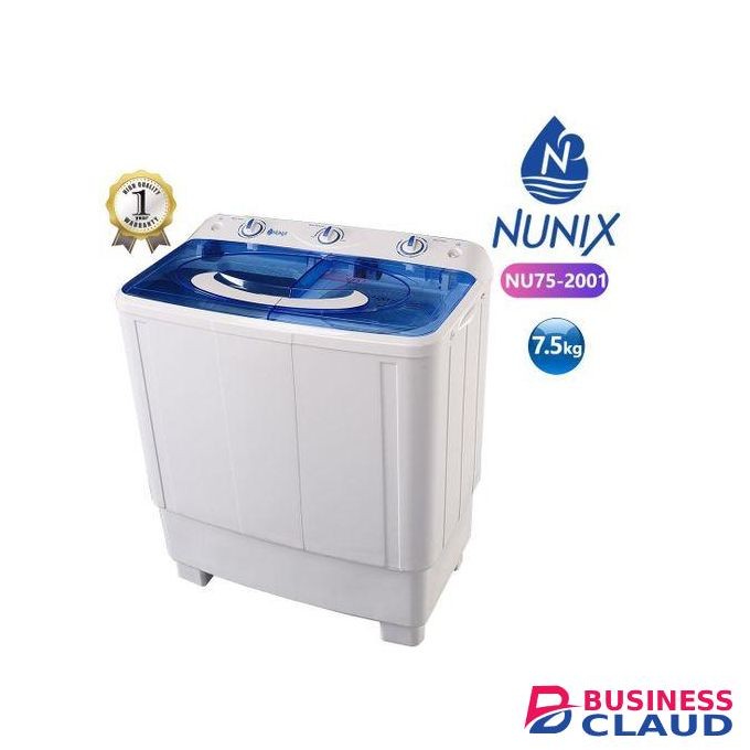 Nunix 7.5KG Top Load washing machine