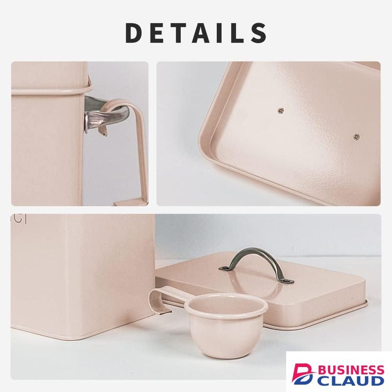 3KGs Airtight and Durable Laundry Powder Tin a Scoop and Side Handles