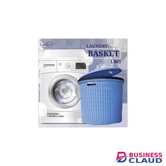 Kenstar Breathable Laundry Clothes Basket, Storage Plastic Basket