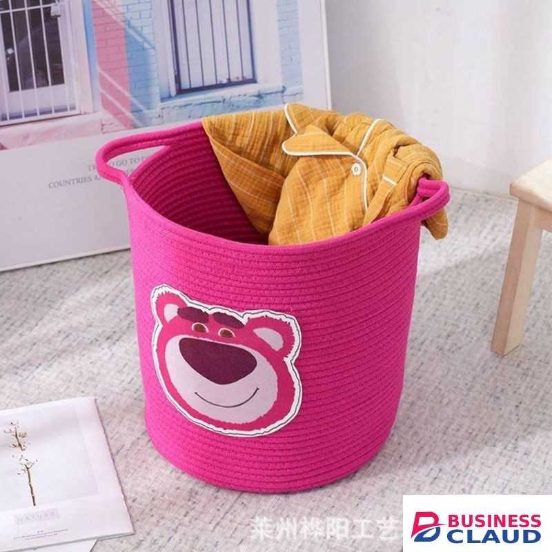 Cotton rope storage baskets Nursery Decor Home Organiser