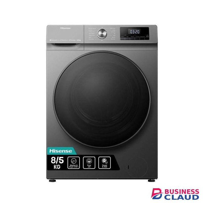 Hisense 8kg Wash & 5kg Dry Front Load Washing Machine & Free Gifts