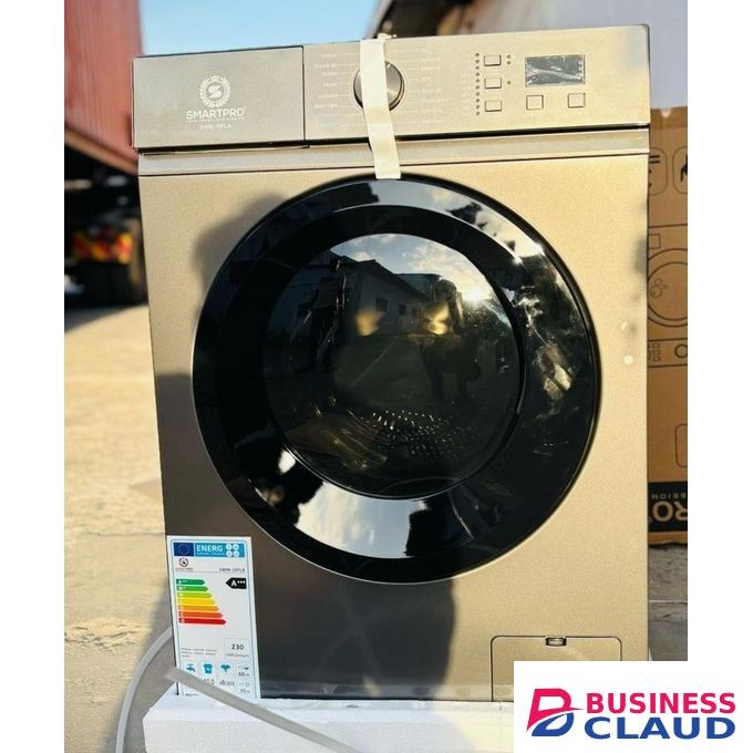 SmartPro Fully Automatic Front Load Washing Machine – Digital Display with Stainless Steel Drum & High-Speed Spin