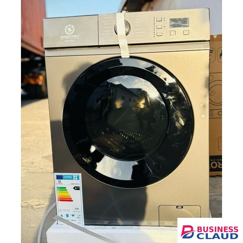SmartPro Fully Automatic Front Load Washing Machine – Digital Display with Stainless Steel Drum & High-Speed Spin
