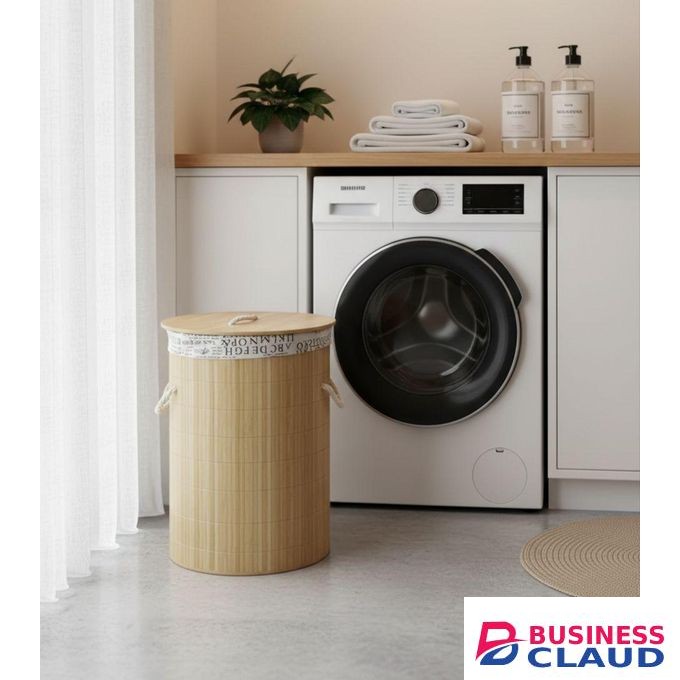 Bamboo laundry basket