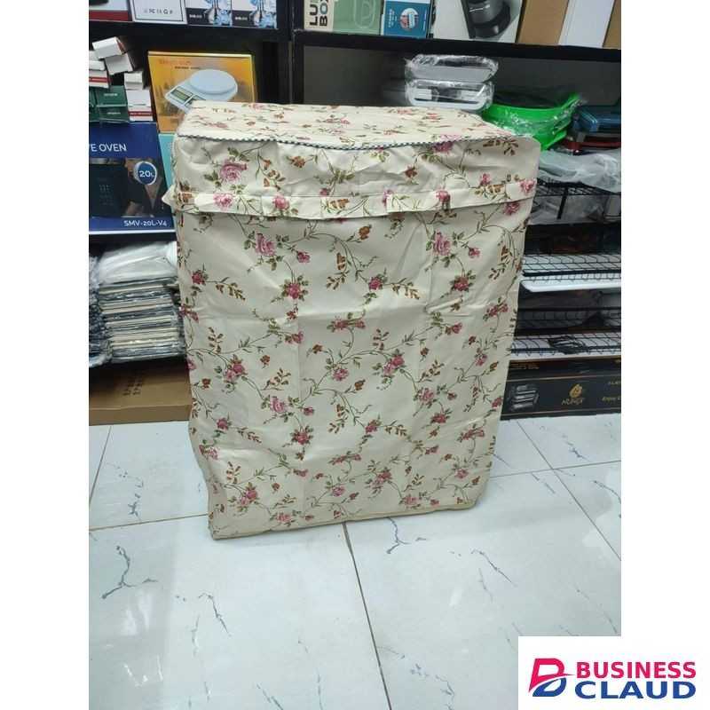 Flowered Top Load Washing Machine Cover