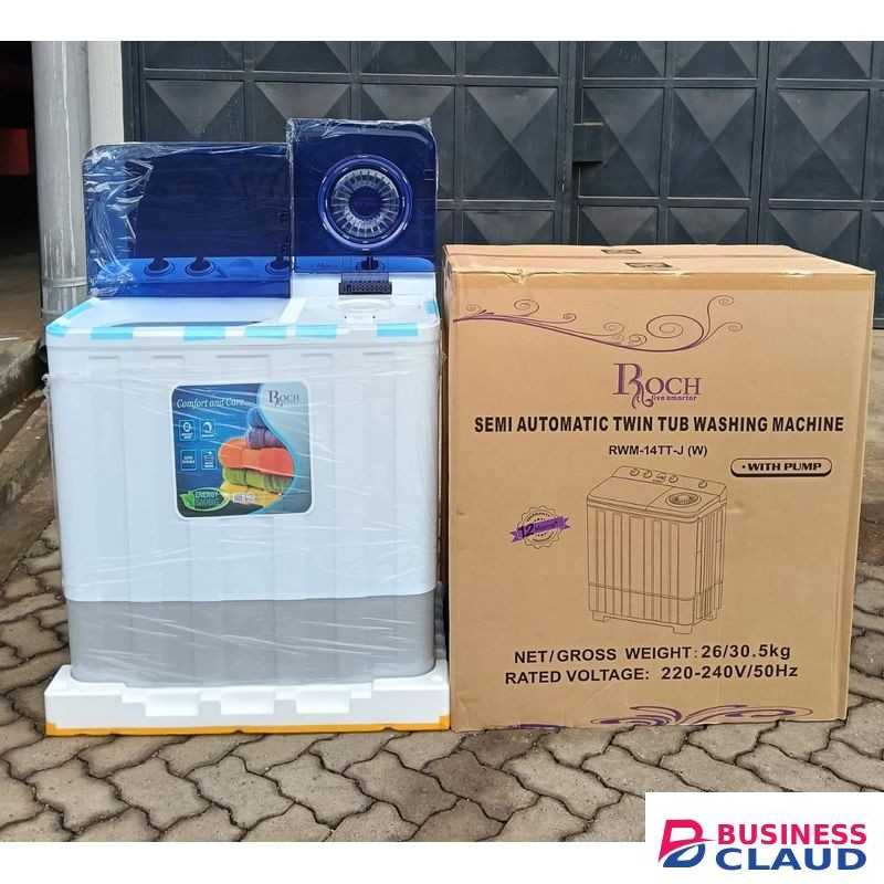 Roch 14kg Twin Tub Semi Automatic Washing Machine