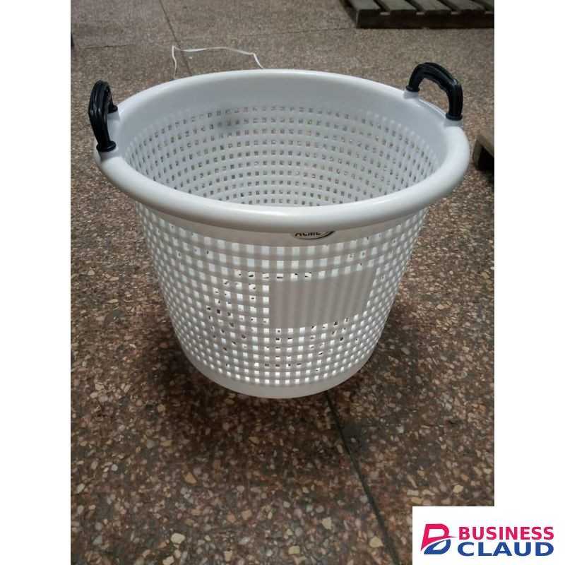 Adix Laundry Basket Flexible Plastic Handles Easy Carry Clothes Washing 1pc