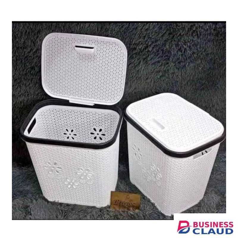 Adix Square Laundry Basket With A Lid 46×44×32cm