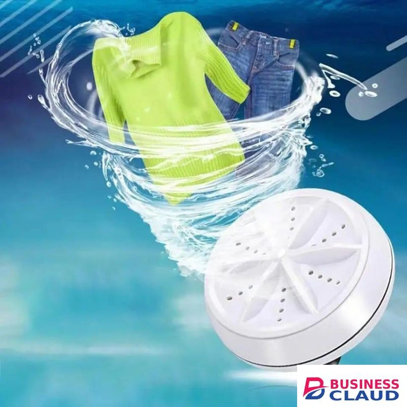 Turbine Mini Washing Machine – Portable Compact Washer for Small Loads, 3kg Capacity, Quick Wash, Energy Saving, Ideal for Apartments, Dorms, Travel, Baby Clothes, Gentle Cleaning with Timer and Easy Drain