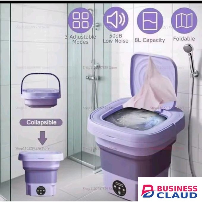 Foldable washing machine