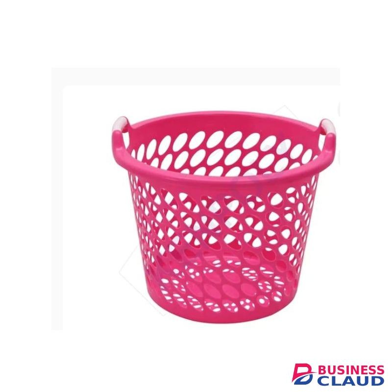 Open laundry basket