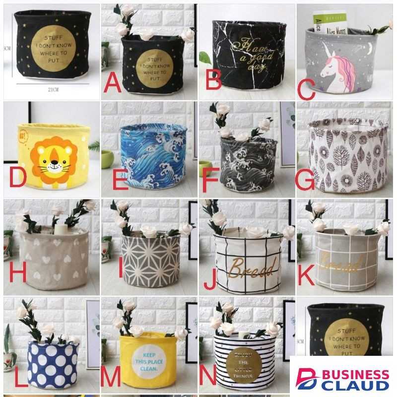 Round minimalist baskets