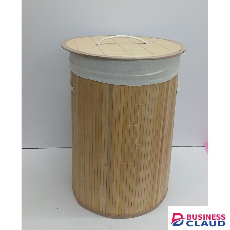 Foldable Large Capacity Wooden Laundry Basket for Clothes and Innerwear Storage Durable Bamboo Material Strong and Firm for Home Organization