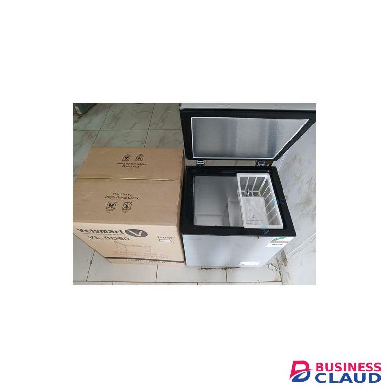 VOLSMART 60L Chest Freezer Single Flip Drain Freezer Energy-saving Freezer with fridge guard