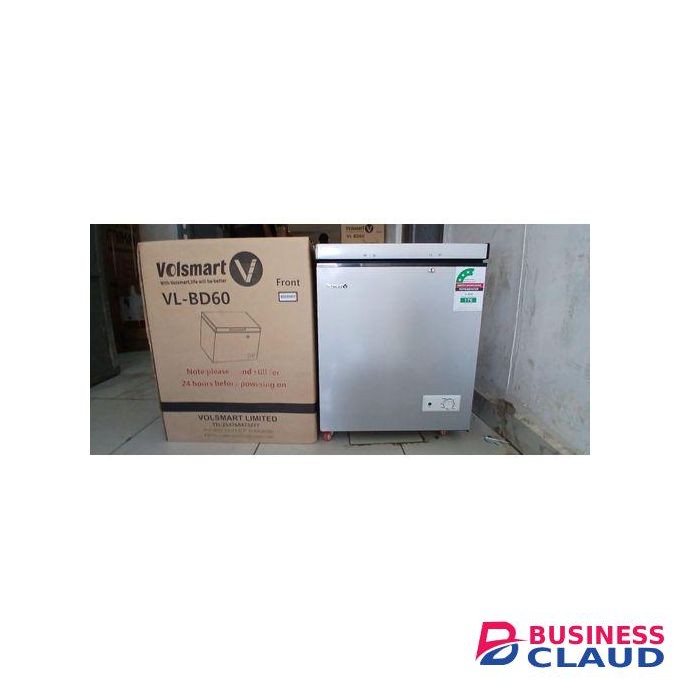 VOLSMART 60L Chest Freezer Single Flip Drain Freezer Energy-saving Freezer with fridge guard