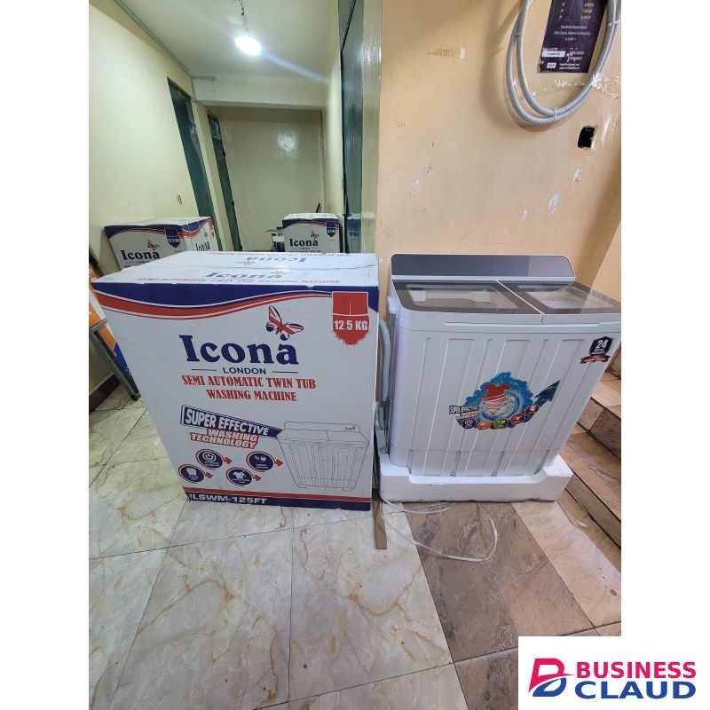 ICONA 12.5kgs Twin Tub Top Load Washing Machine