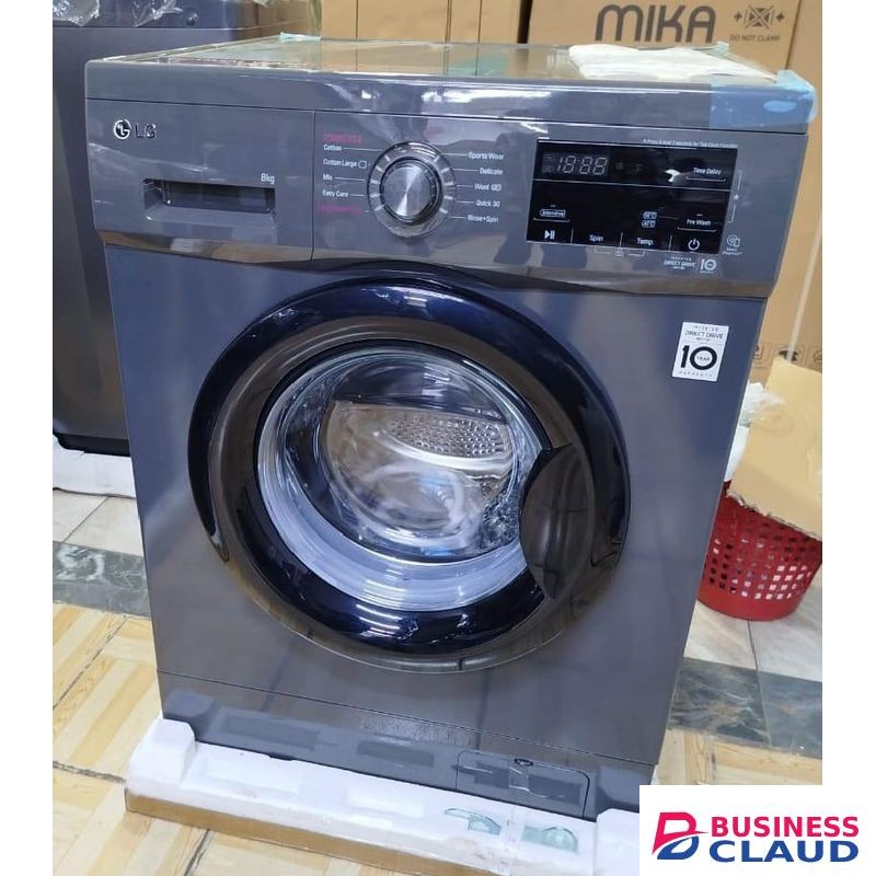 LG 10/7kg front load wash and dry washing machine
