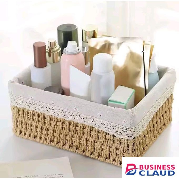 RoyalNest™ 3-in-1 Beige Handwoven Rattan Storage Basket Set – Soft Elegance & Functional Beauty