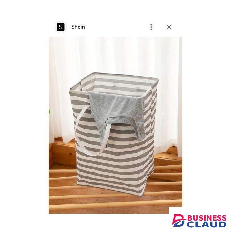 Share this product 72L Framed Foldable Strong Canvas Laundry Basket or Toys, Throw Blanket Storage