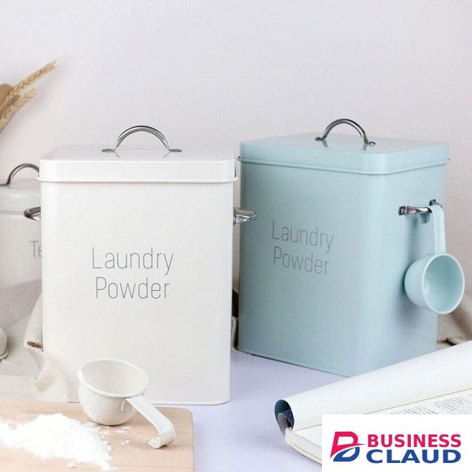 Alloy laundry powder tin