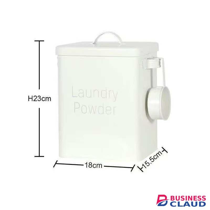 Alloy laundry powder tin