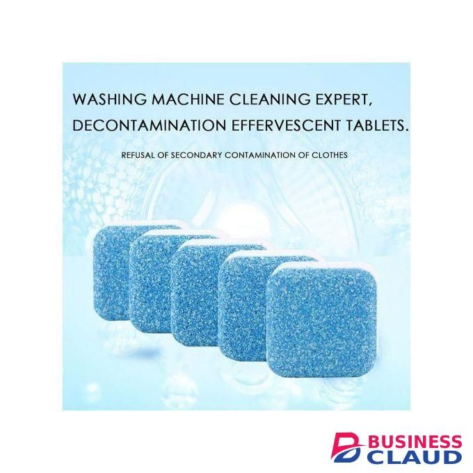 WASHING MACHINE DRUM CLEANER 12 PCS CLEANING TABLETS BLUE