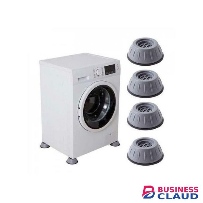 4Pc Washing Machine AntiVibration Pads Shock And Noise Cancellation Pads