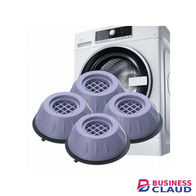 4Pc Washing Machine AntiVibration Pads Shock And Noise Cancellation Pads
