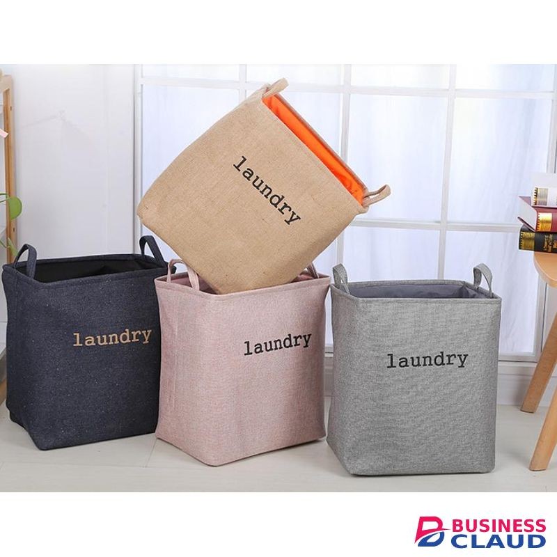 Cotton Linen Laundry basket