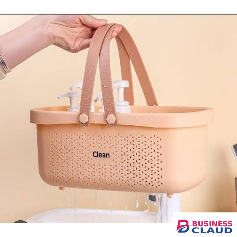 Portable laundry /picnic/storage basket- PINK