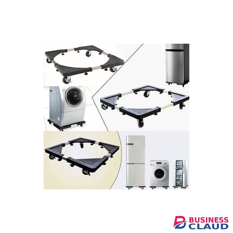 Heavy Duty Fridge/ Washing Machine/Air Conditional Stand With Lockable Wheels
