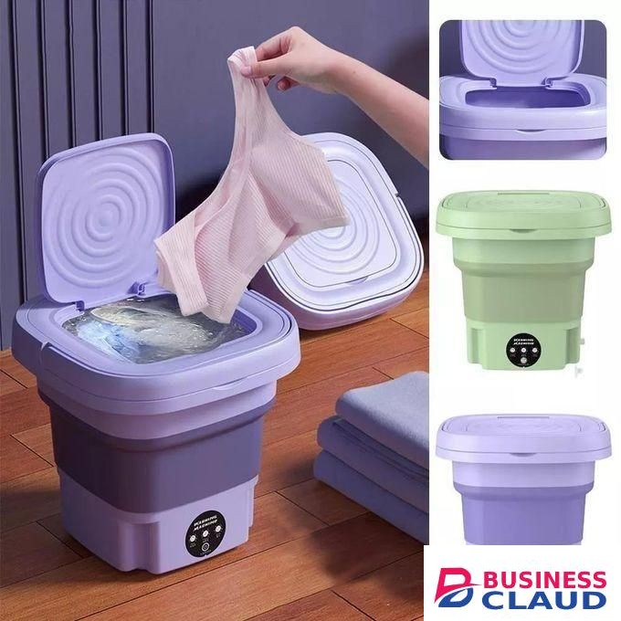 Washing Machine Portable, Foldable Spin Dryer For Camping,T ravel, Small Spaces