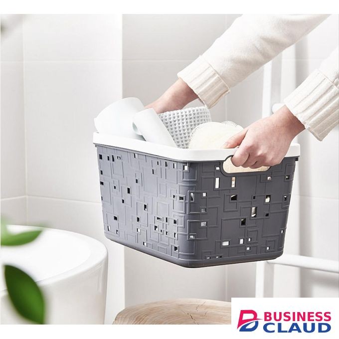 1PC Large Hollow Plastic Multipurpose Storage Baskets / Household Basket Organizer / Bathroom Kitchen Organizer Basket / 31*22*18cm