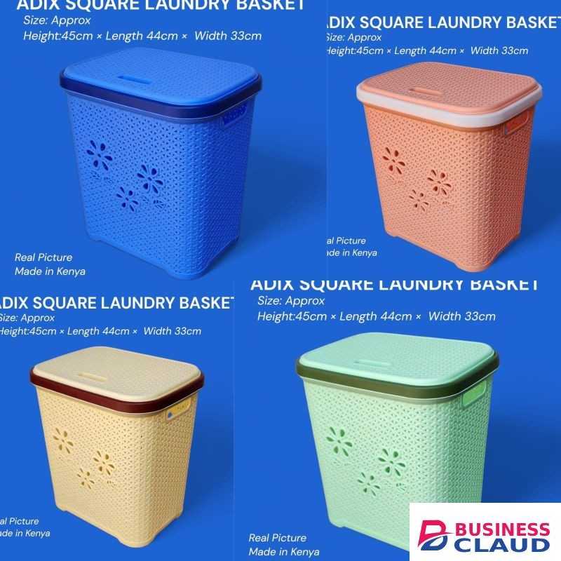 Adix Square Laundry Basket with Lid Secure Fitted Lid Keeps clothes covered, reduces odors offers ample space for dirty clothes while the fitted lid keeps contents concealed and your space looking tidy ideal for bedrooms, bathrooms, or laundry rooms