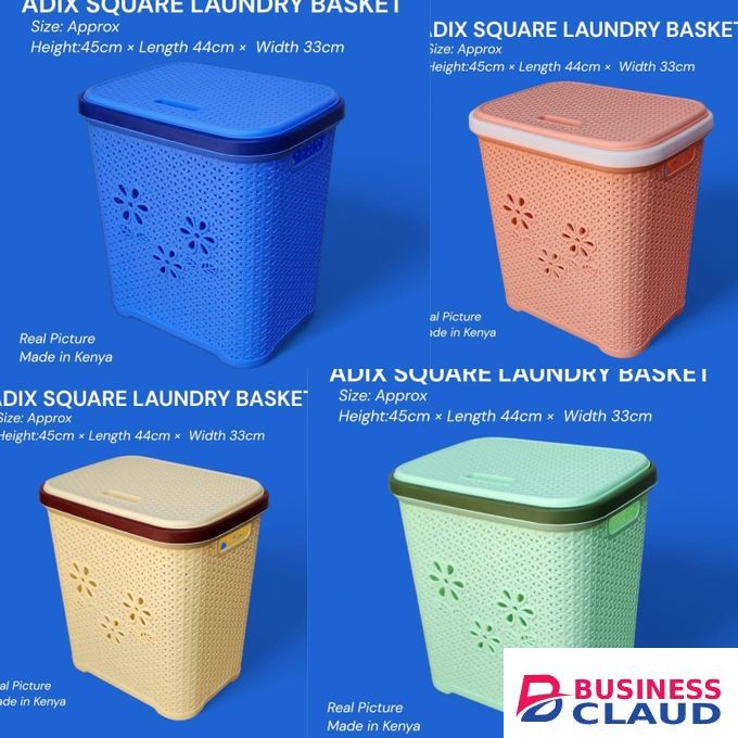Adix Square Laundry Basket with Lid Secure Fitted Lid Keeps clothes covered, reduces odors offers ample space for dirty clothes while the fitted lid keeps contents concealed and your space looking tidy ideal for bedrooms, bathrooms, or laundry rooms