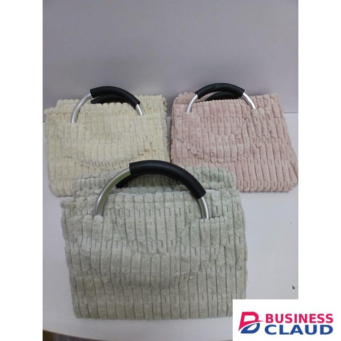 Velvet Corduroy Foldable Laundry Basket