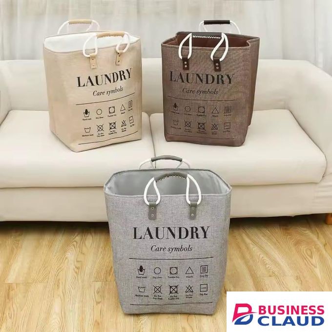 Collapsible laundry baskets