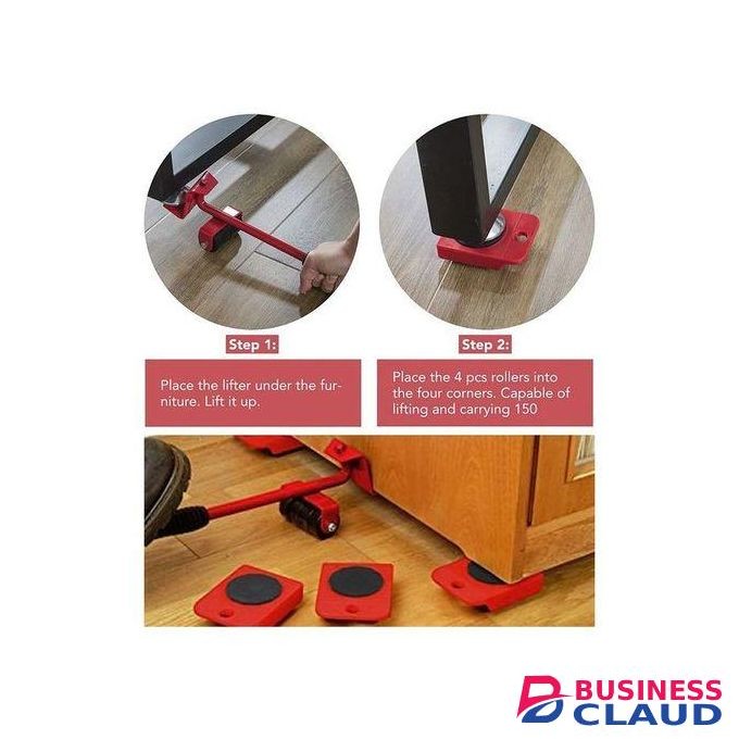 Detached heavy furniture lifting trolley mover