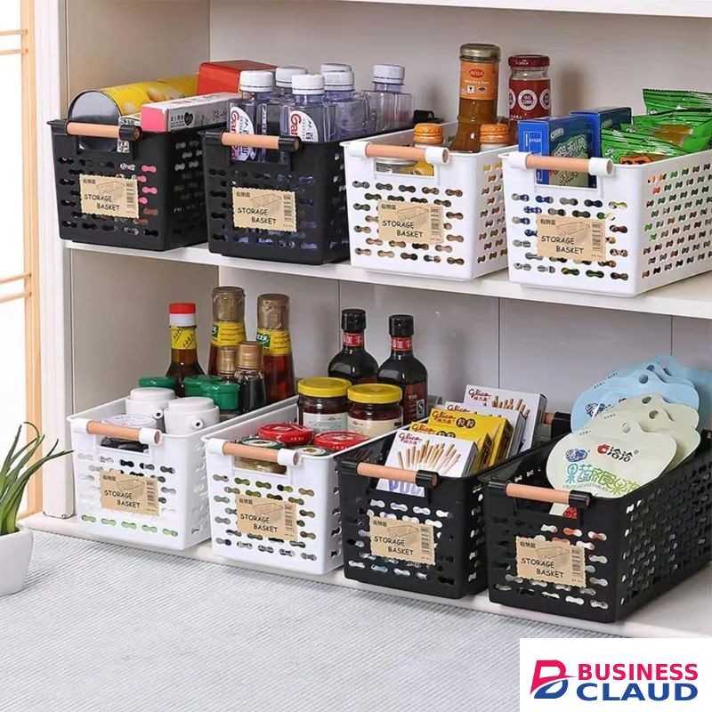 Multi purpose storage basket organiser