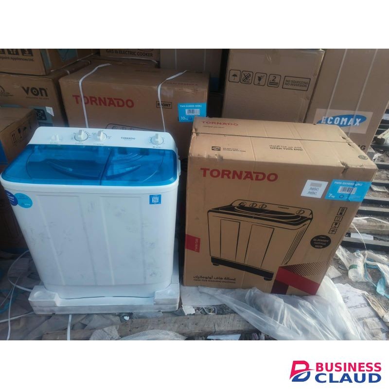 Tornado 10kg Twin Tub Top Load Semi-Automatic Washing Machine