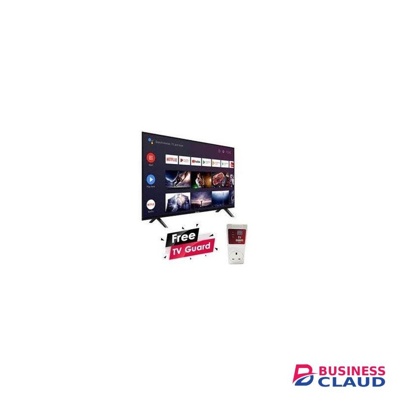 Amtec 40" inch TV AC/DC TV, Bluetooth Enabled, Frameless Television, Full HD ,Smart Android TV,+ FREE TV Guard