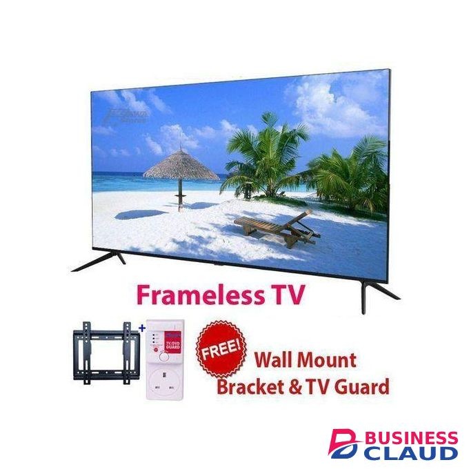 Vitron 75" Inch WebOS Voice Control 4K UHD Frameless Smart Android TV Inbuilt Decoder Television Bluetooth, Netflix And YouTube +FREE TV Guard+Bracket And One Year Warranty